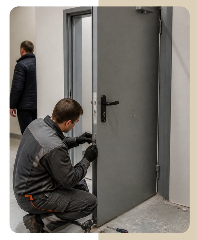 Ремонт противопожарной двери в Тольятти по цене 6722 р. | ДвериЛегко-Тля